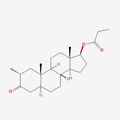 Chemical structure of Drostanolone Propionate