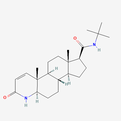 Chemical structure of Finasteride