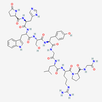 Chemical structure of Gonadorelin