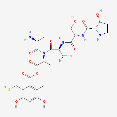 Chemical structure of Hexarelin