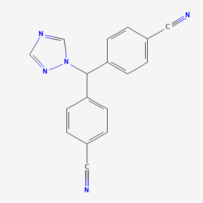 Chemical structure of Letrozole