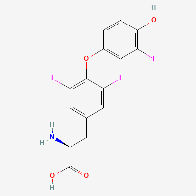 Chemical structure of Liothyronine