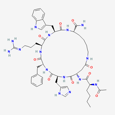Chemical structure of Melanotan Ii