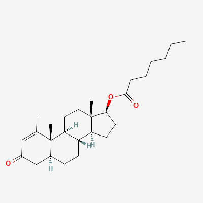 Chemical structure of Methenolone Enanthate