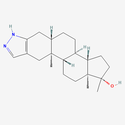 Chemical structure of Stanozolol