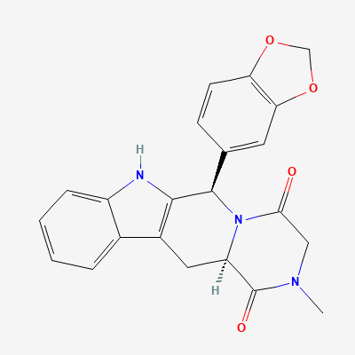 Chemical structure of Tadalafil