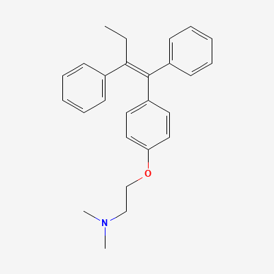 Chemical structure of Tamoxifen