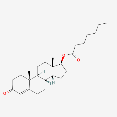 Chemical structure of Testosterone Enanthate